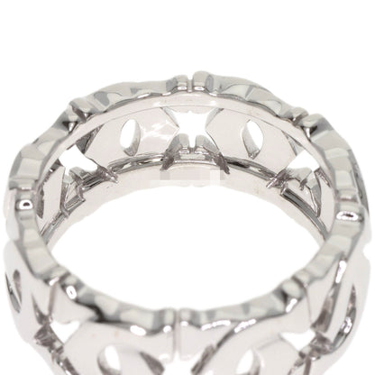 CARTIER Entrelaces #51 Ring K18 White Gold Ladies [Used]