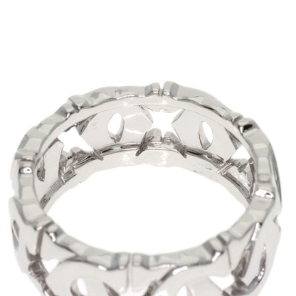 CARTIER Entrelaces #51 Ring K18 White Gold Ladies [Used]