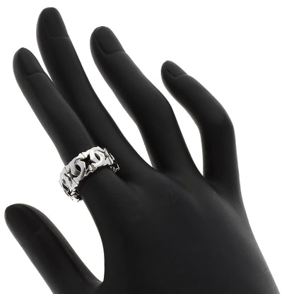 CARTIER Entrelaces #51 Ring K18 White Gold Ladies [Used]