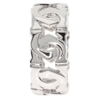 CARTIER Entrelaces #51 Ring K18 White Gold Ladies [Used]