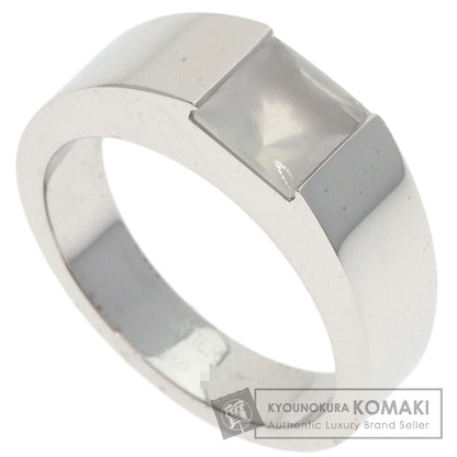 CARTIER Tank Moonstone #51 Ring K18 White Gold Ladies [Used]