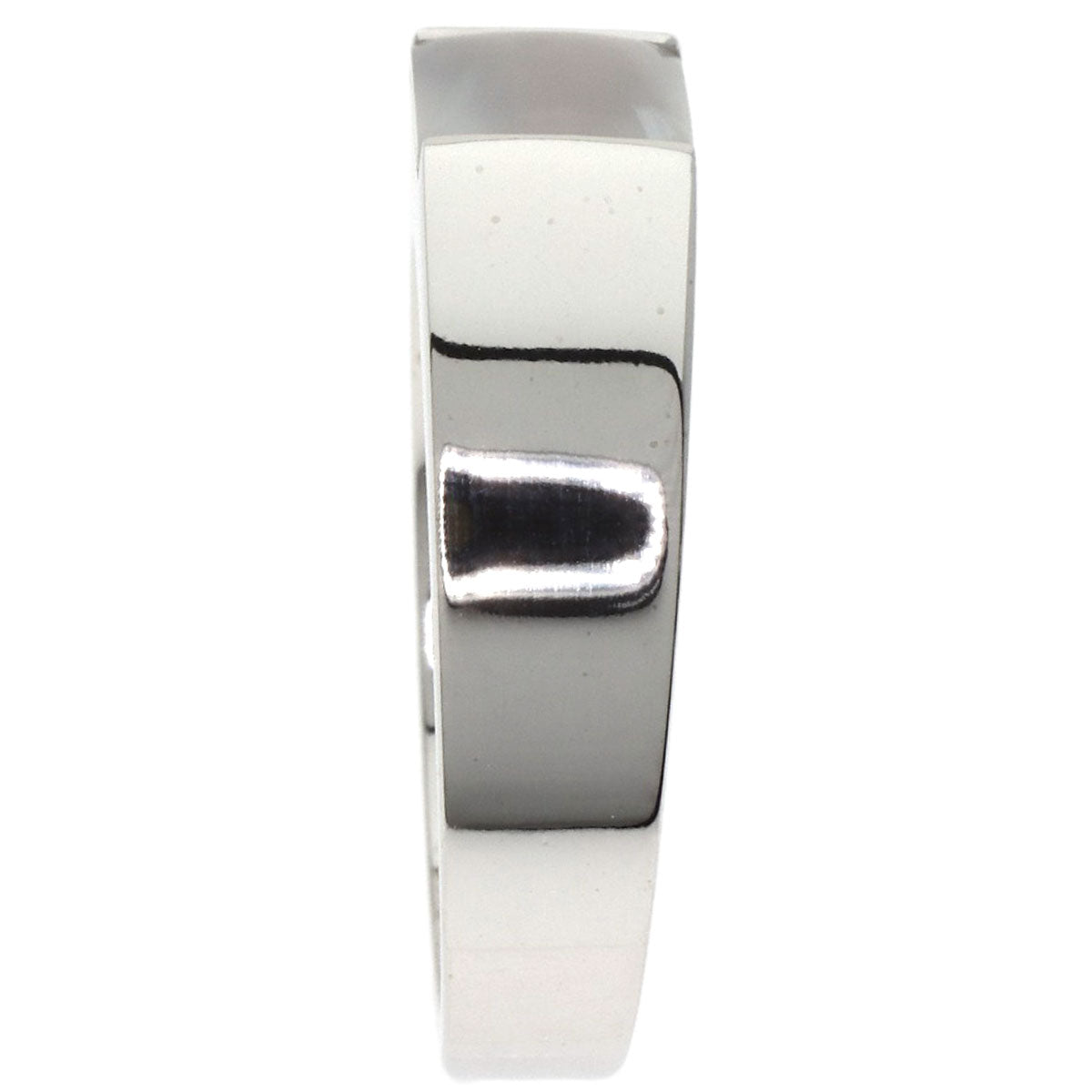 CARTIER Tank Moonstone #51 Ring K18 White Gold Ladies [Used]