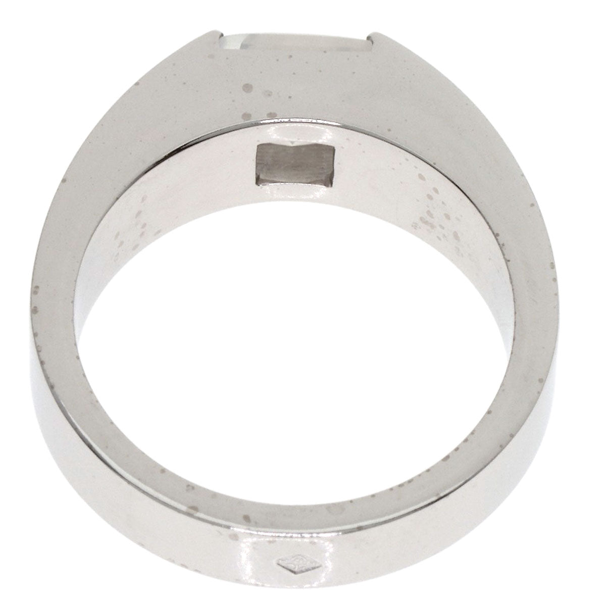 CARTIER Tank Moonstone #51 Ring K18 White Gold Ladies [Used]