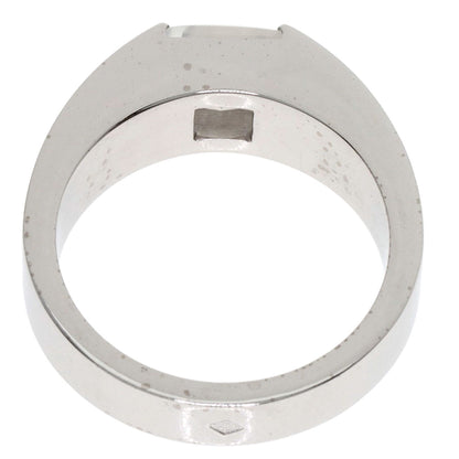 CARTIER Tank Moonstone #51 Ring K18 White Gold Ladies [Used]