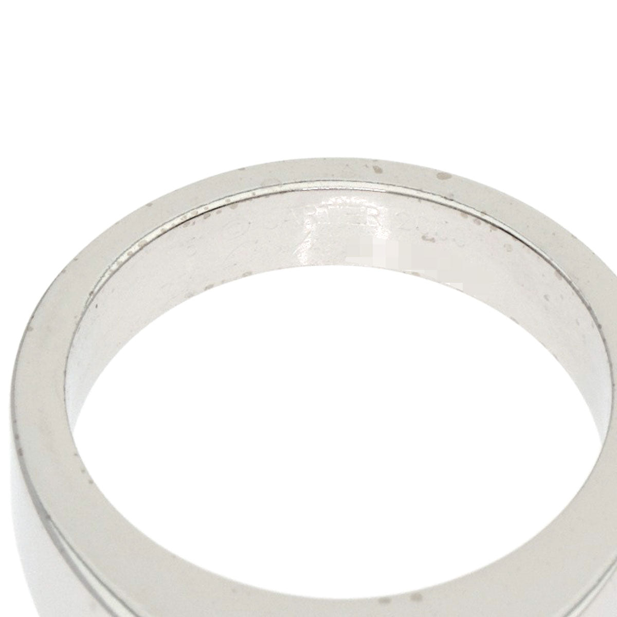 CARTIER Tank Moonstone #51 Ring K18 White Gold Ladies [Used]