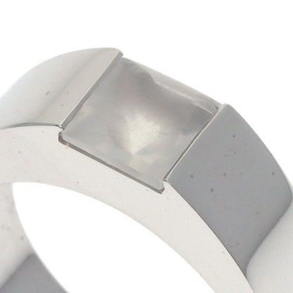 CARTIER Tank Moonstone #51 Ring K18 White Gold Ladies [Used]