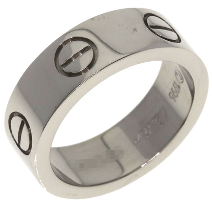 CARTIER love ring #47 Ring K18 White Gold Ladies [Used]