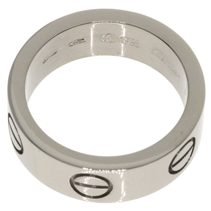 CARTIER love ring #47 Ring K18 White Gold Ladies [Used]