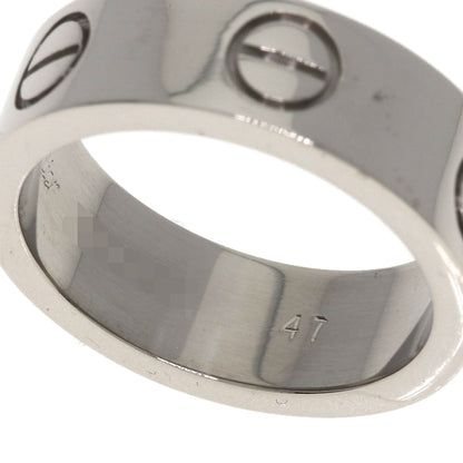 CARTIER love ring #47 Ring K18 White Gold Ladies [Used]