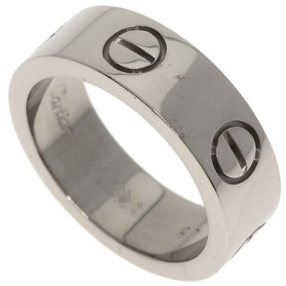 CARTIER love ring #47 Ring K18 White Gold Ladies [Used]
