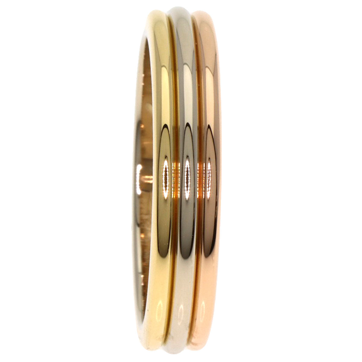 CARTIER Three colors # 52 Ring K18 Yellow Gold 18K Pink GoldLadies [Used]