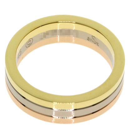 CARTIER Three Color #45 Ring K18 Yellow Gold K18 White GoldLadies [Used]