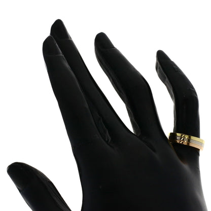 CARTIER Three Color #45 Ring K18 Yellow Gold K18 White GoldLadies [Used]
