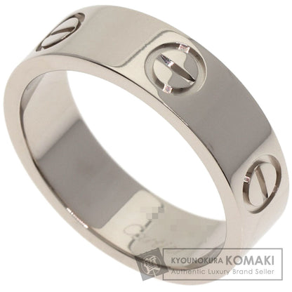 CARTIER love ring #52 Ring K18 White Gold Ladies [Used]