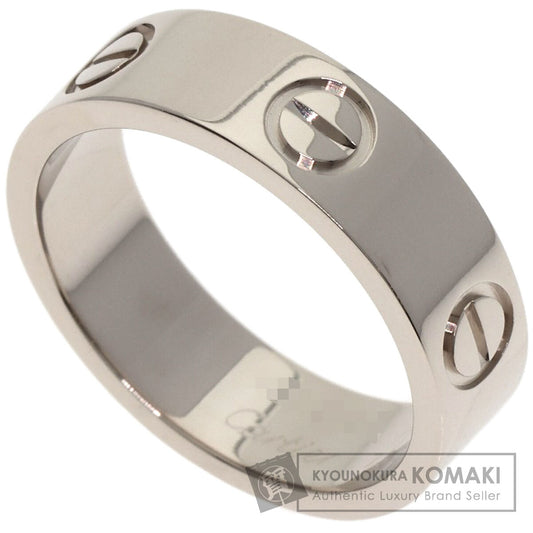 CARTIER love ring #52 Ring K18 White Gold Ladies [Used]