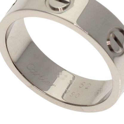 CARTIER love ring #52 Ring K18 White Gold Ladies [Used]