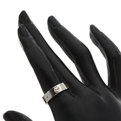 CARTIER love ring #52 Ring K18 White Gold Ladies [Used]