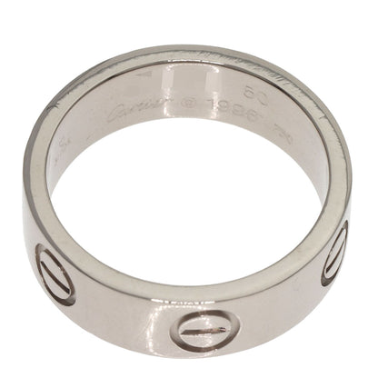 CARTIER love ring #50 Ring K18 White Gold Ladies [Used]