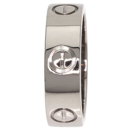 CARTIER love ring #50 Ring K18 White Gold Ladies [Used]