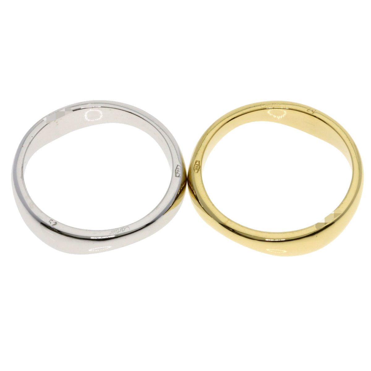 CARTIER Love Me #52 Ring K18 White Gold 18K Yellow GoldLadies [Used]