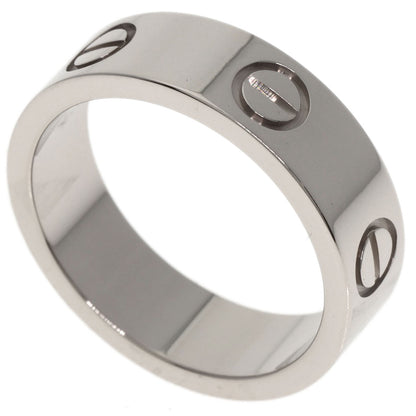 CARTIER love ring #52 Ring K18 White Gold Ladies [Used]