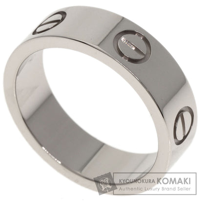 CARTIER love ring #52 Ring K18 White Gold Ladies [Used]