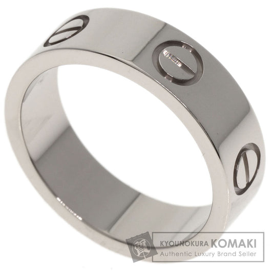 CARTIER love ring #52 Ring K18 White Gold Ladies [Used]