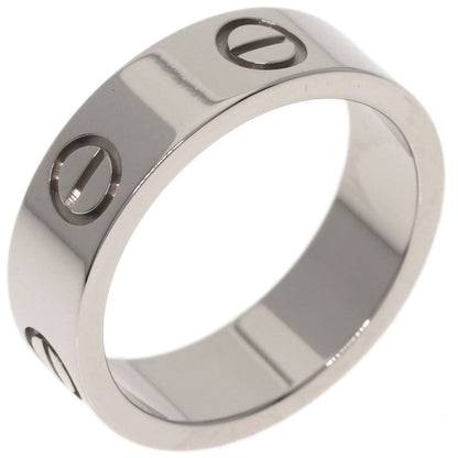 CARTIER love ring #52 Ring K18 White Gold Ladies [Used]
