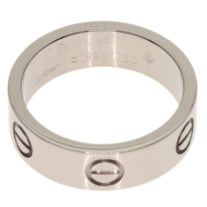 CARTIER love ring #52 Ring K18 White Gold Ladies [Used]