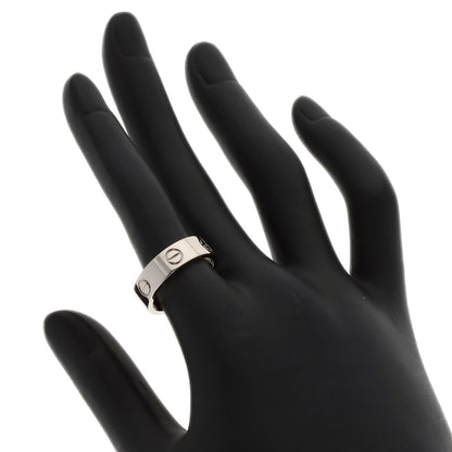 CARTIER love ring #52 Ring K18 White Gold Ladies [Used]