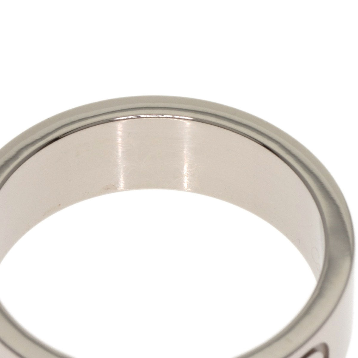 CARTIER love ring #52 Ring K18 White Gold Ladies [Used]