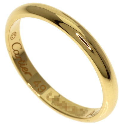 CARTIER Wedding Band #49 Ring K18 Yellow Gold Ladies [Used]