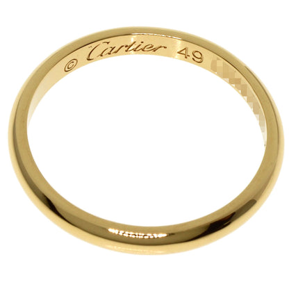 CARTIER Wedding Band #49 Ring K18 Yellow Gold Ladies [Used]