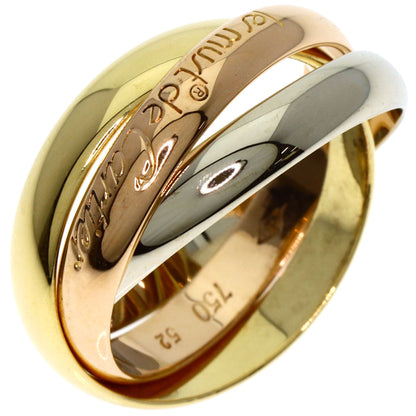 CARTIER Trinity #52 Ring K18 Yellow Gold K18 White GoldLadies [Used]