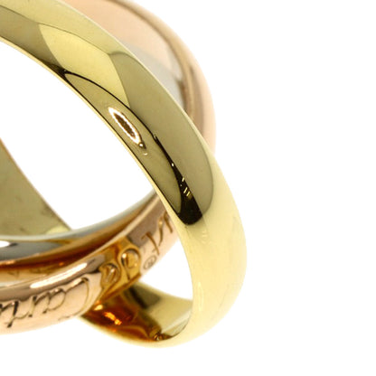 CARTIER Trinity #52 Ring K18 Yellow Gold K18 White GoldLadies [Used]