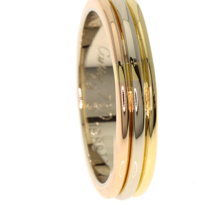 CARTIER Three colors # 49 Ring K18 Yellow Gold K18 White GoldLadies [Used]
