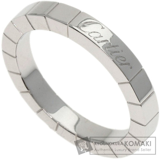 CARTIER Laniere # 51 Ring K18 White Gold Ladies [Used]