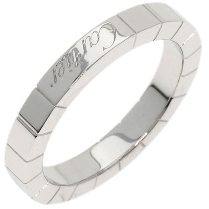 CARTIER Laniere # 51 Ring K18 White Gold Ladies [Used]