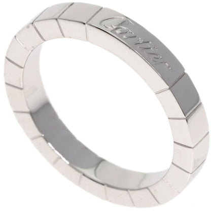 CARTIER Laniere # 51 Ring K18 White Gold Ladies [Used]