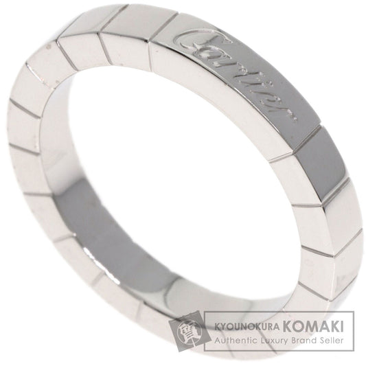 CARTIER Laniere # 51 Ring K18 White Gold Ladies [Used]