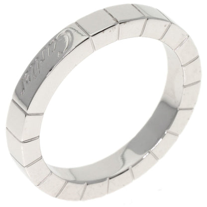 CARTIER Laniere # 51 Ring K18 White Gold Ladies [Used]
