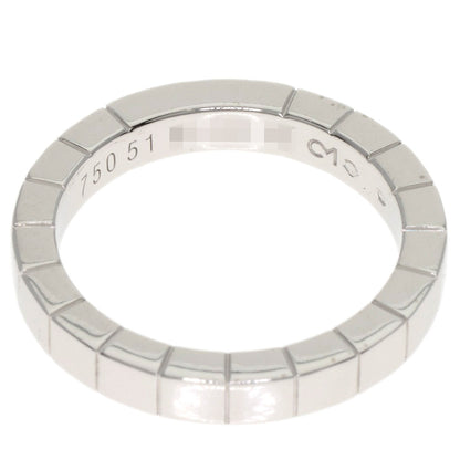 CARTIER Laniere # 51 Ring K18 White Gold Ladies [Used]