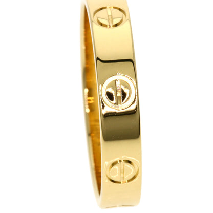 CARTIER mini love ring #54 Ring K18 Yellow Gold Ladies [Used]