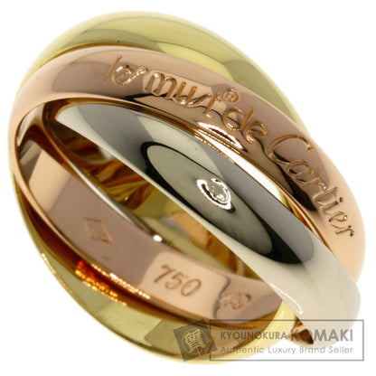 CARTIER Trinity #49 Ring K18 Yellow Gold K18 White GoldLadies [Used]
