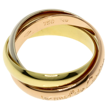 CARTIER Trinity #49 Ring K18 Yellow Gold K18 White GoldLadies [Used]