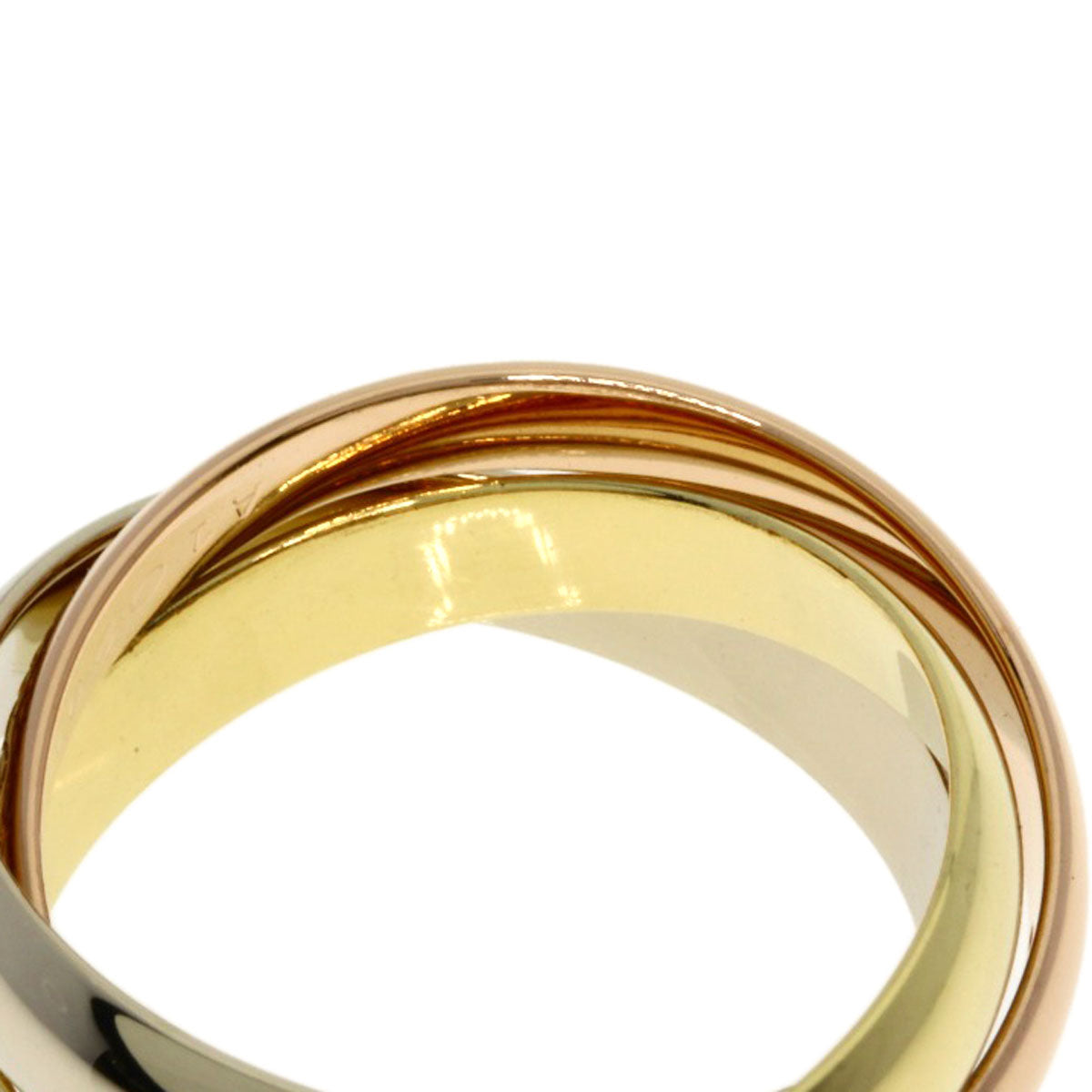CARTIER Trinity #49 Ring K18 Yellow Gold K18 White GoldLadies [Used]