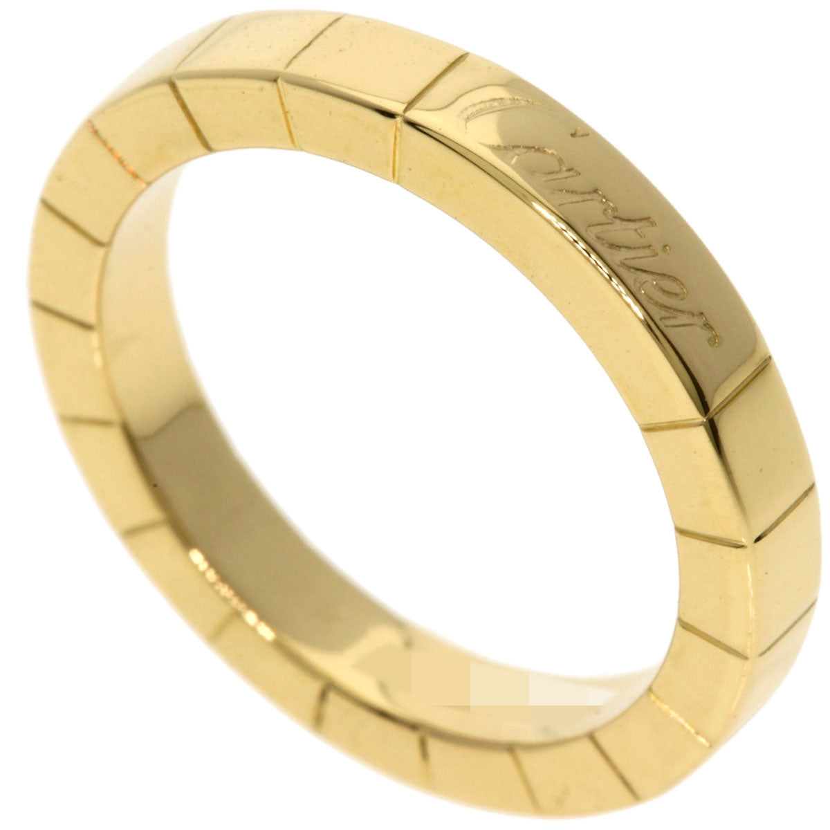 CARTIER Laniere # 48 Ring K18 Yellow Gold Ladies [Used]