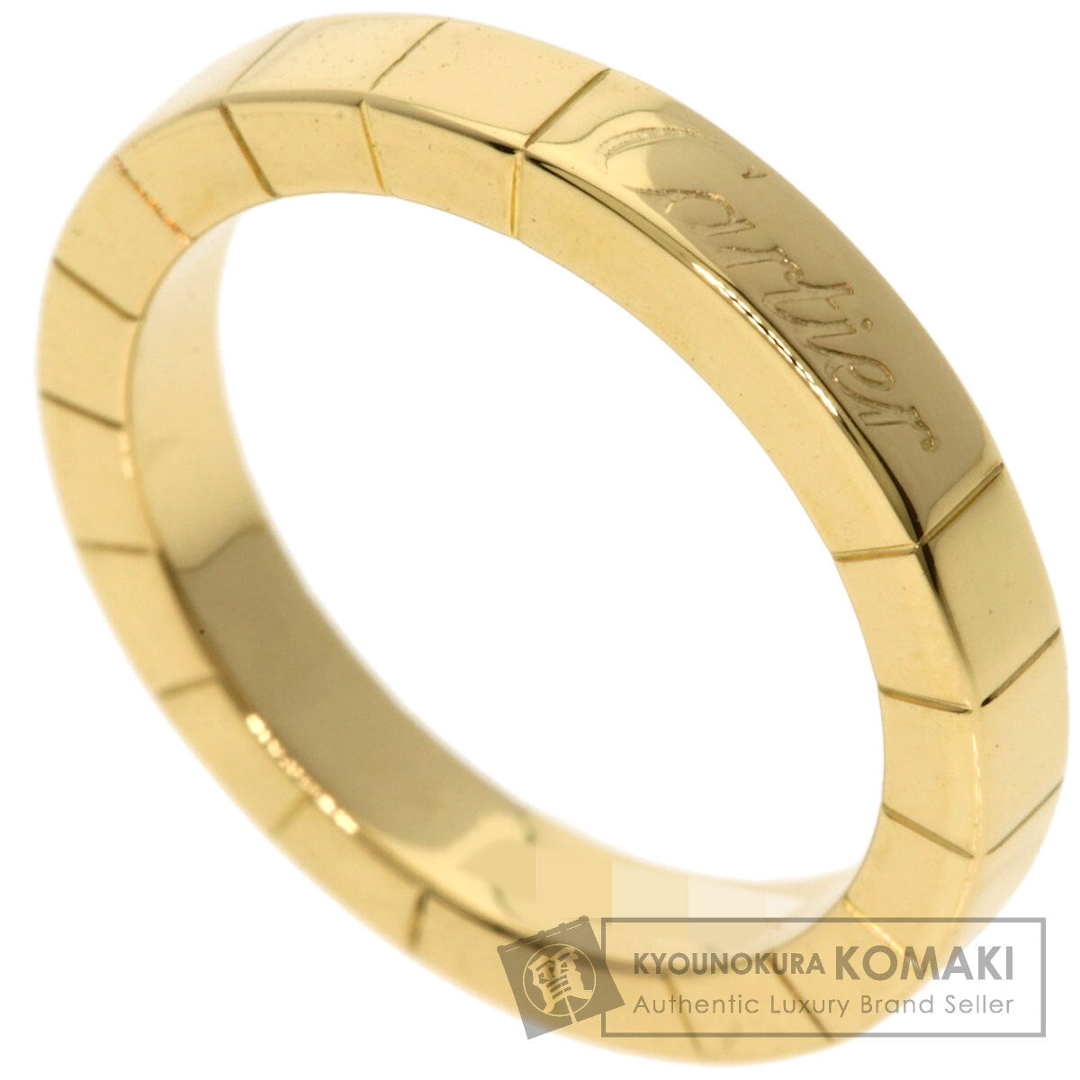 CARTIER Laniere # 48 Ring K18 Yellow Gold Ladies [Used]