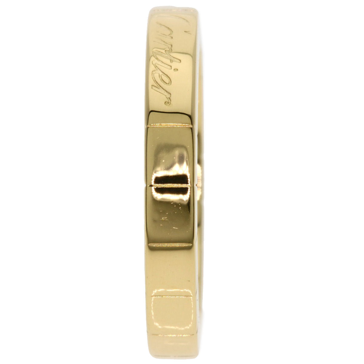 CARTIER Laniere # 48 Ring K18 Yellow Gold Ladies [Used]