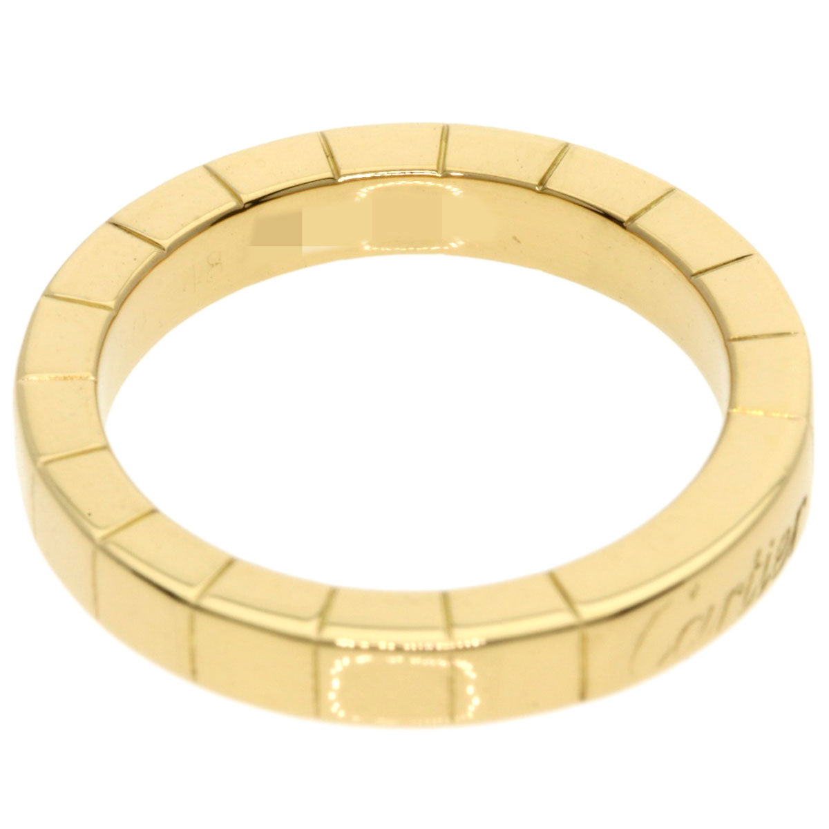 CARTIER Laniere # 48 Ring K18 Yellow Gold Ladies [Used]